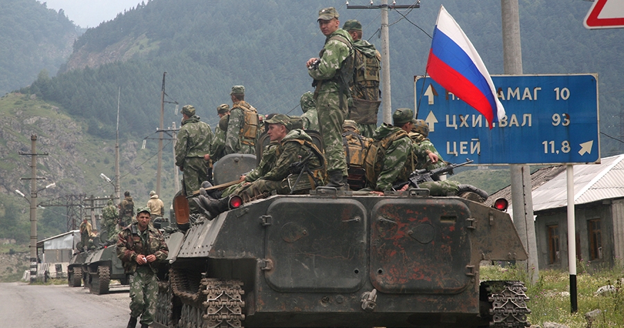 Российские военные в Грузии, 2008 год