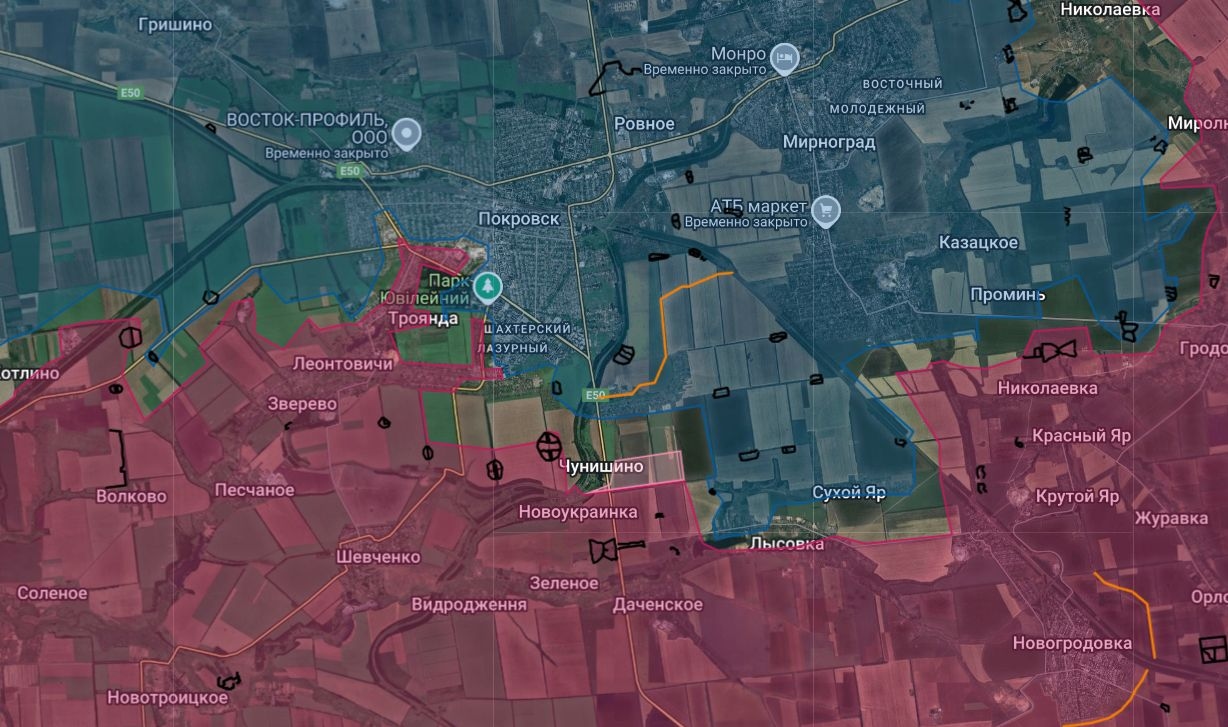 Ситуация в районе Покровска (до 2016 года — Красноармейск) по версии Анатолия Радова