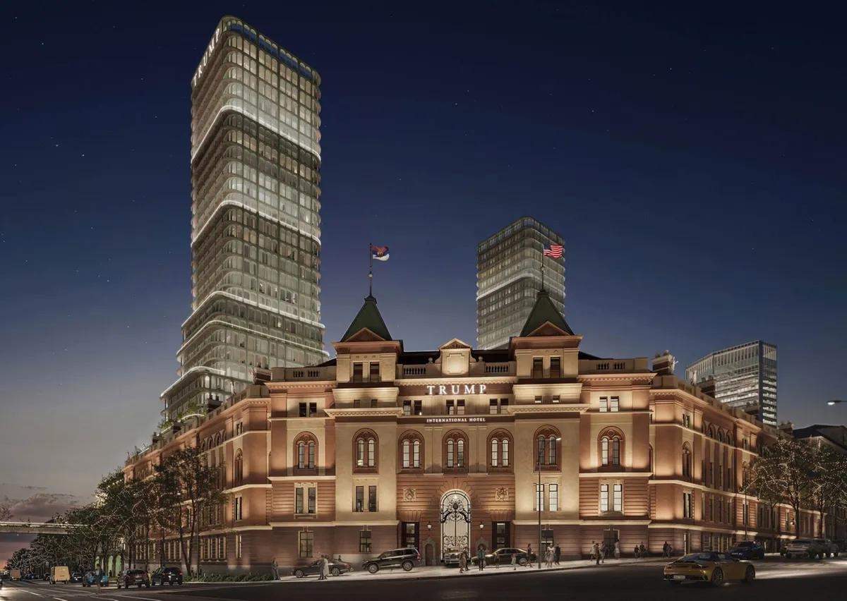 Рендеринг отеля Trump Hotel Belgrade. Источник: Studio Genesis